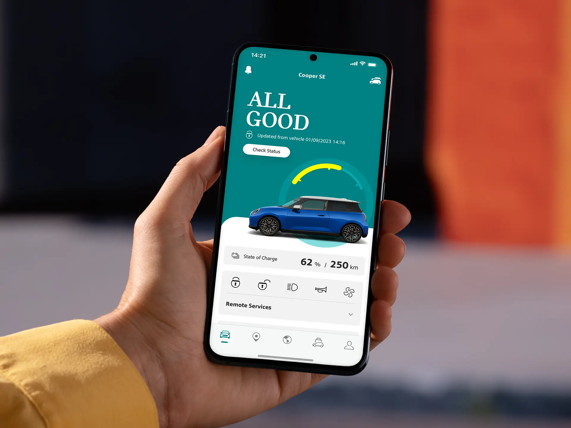 MINI Cooper Electric – MINI App