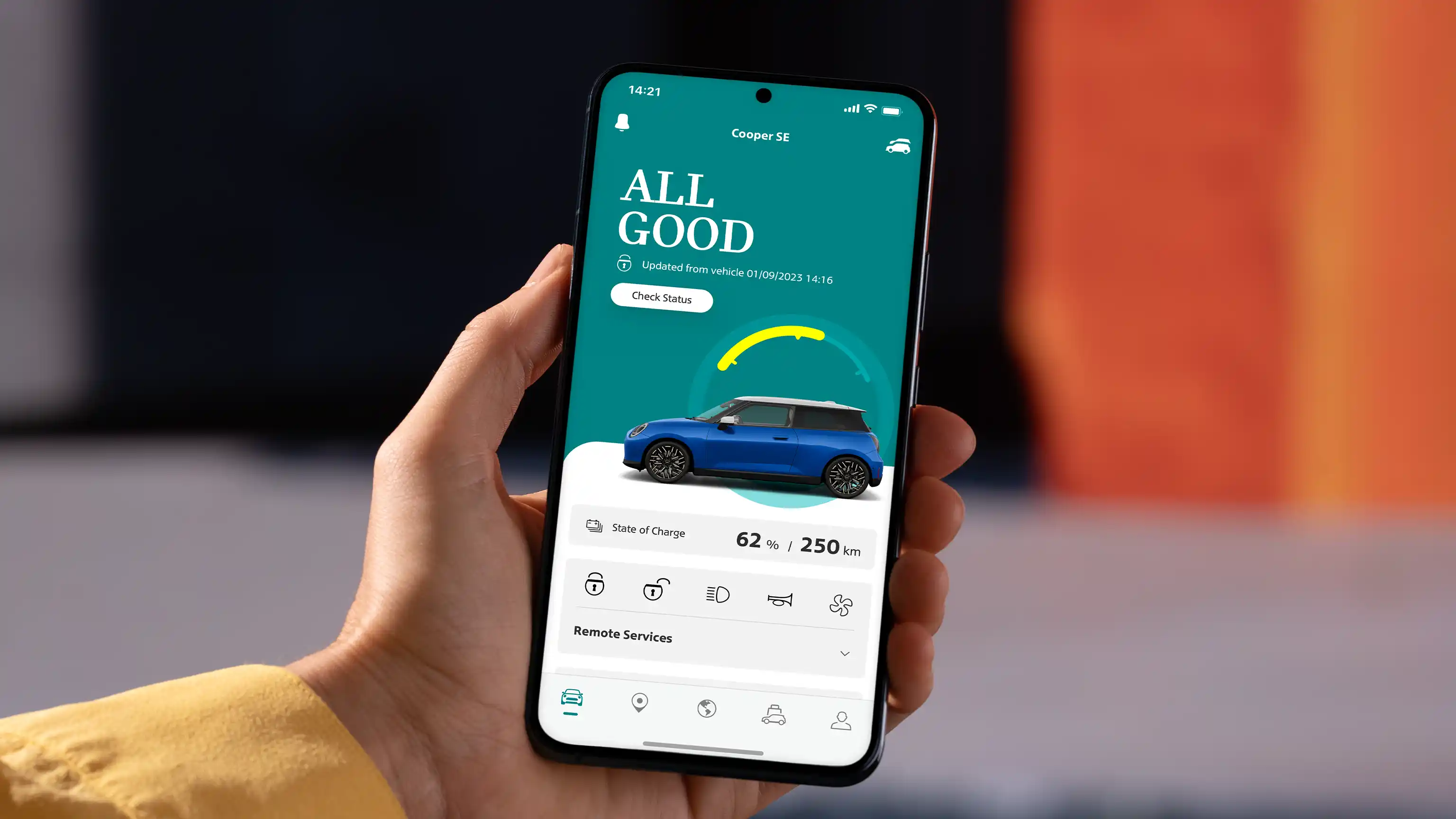 MINI Cooper Electric – MINI App