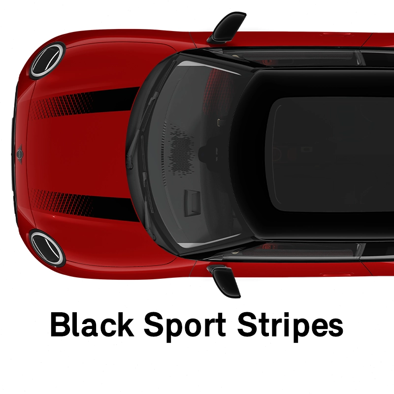  MINI - équipement -bandes sports noires finition jcw