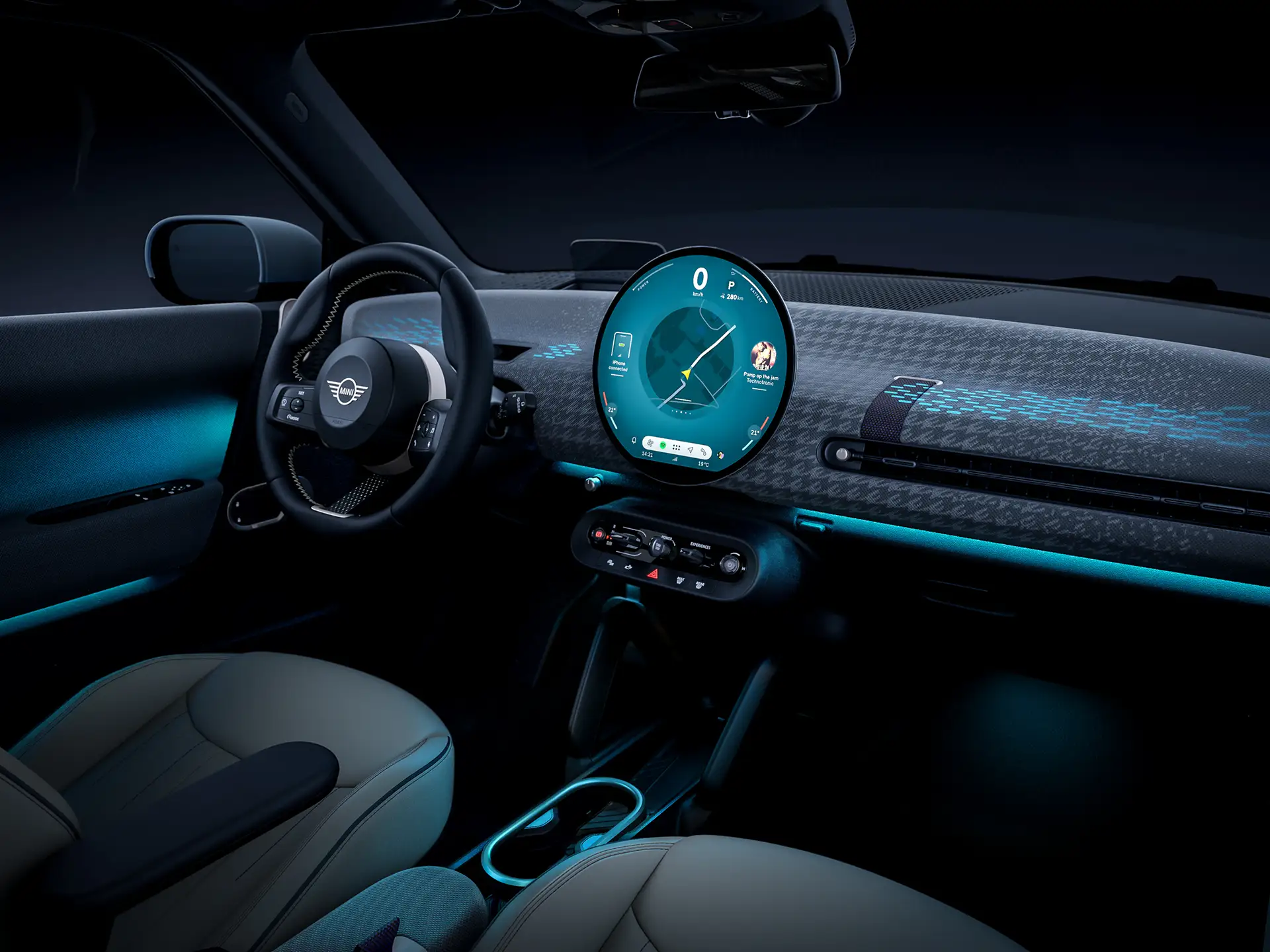 MINI Cooper Electric – Expérience Intérieur