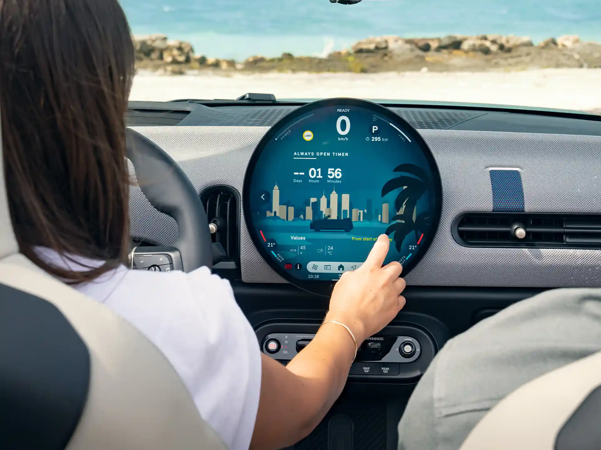 MINI Cooper Cabrio – Écran circulaire OLED