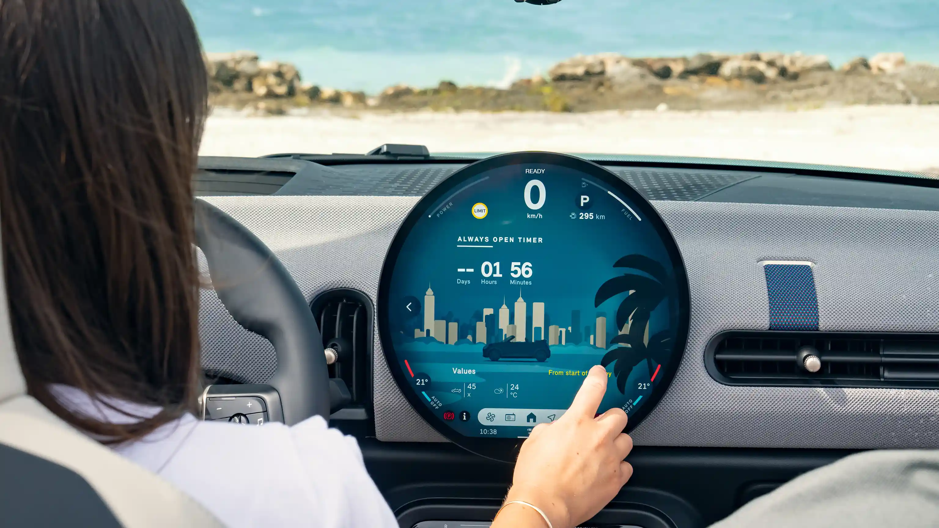 MINI Cooper Cabrio – Écran circulaire OLED