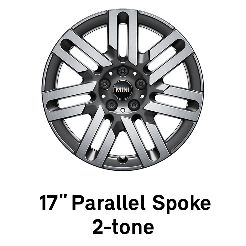 MINI - équipement - 17" parallel spoke 2-tone