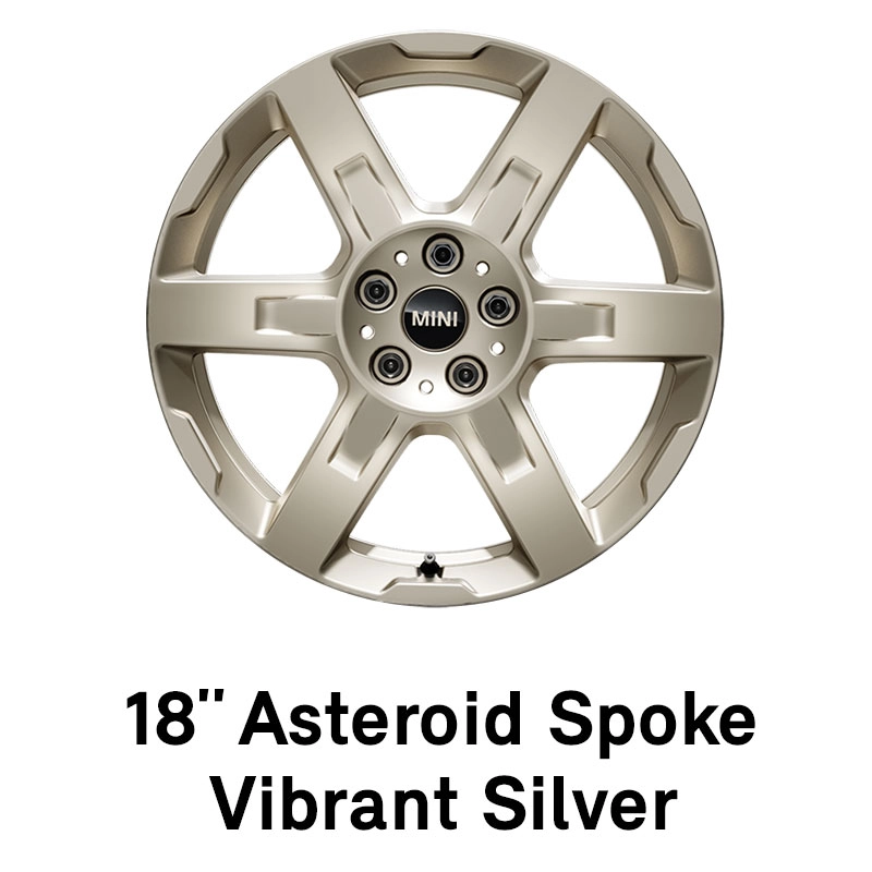 MINI - équipement - 18’’ asteroid spoke vibrant silver

