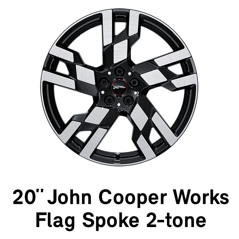 MINI – équipement – 20’’ JCW flag spoke 2-tone
