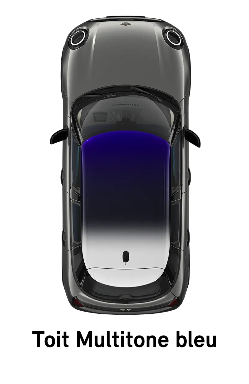  MINI - équipement - Finition Classic - toit multitone bleu