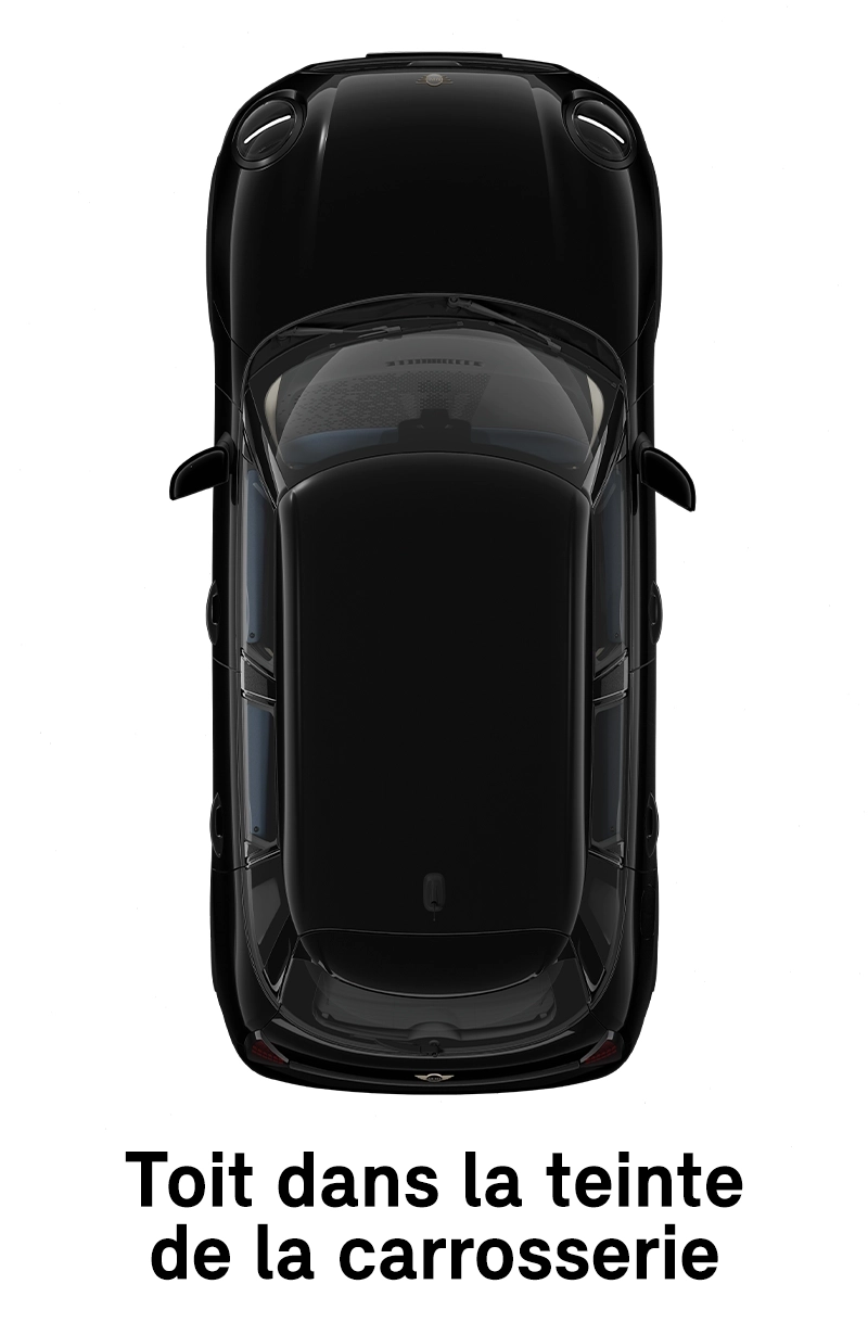 MINI - équipement - finition Essential - toit couleur de la carrosserie