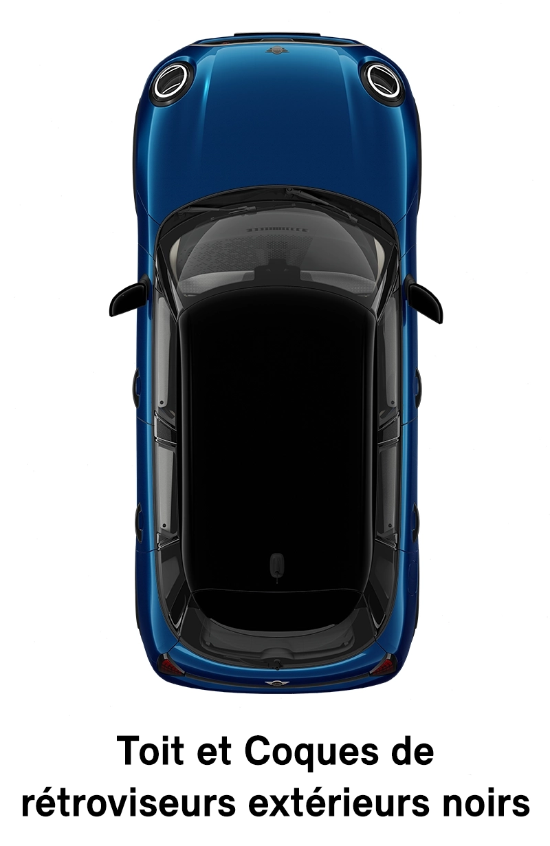  MINI - équipement - toit finition Favoured noir