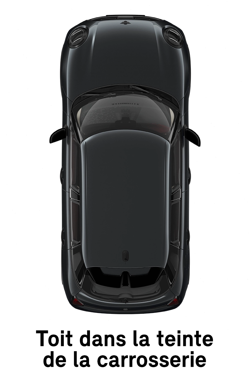  MINI - équipement - Finition JCW - toit couleur de la carrosserie