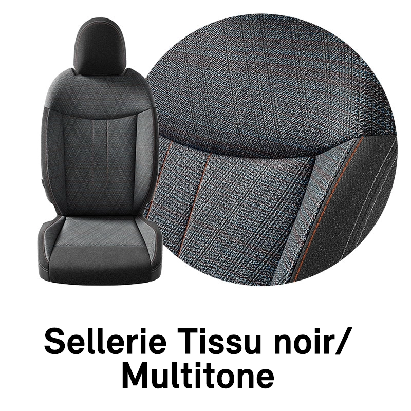 MINI - équipement - tissu double noir multiton