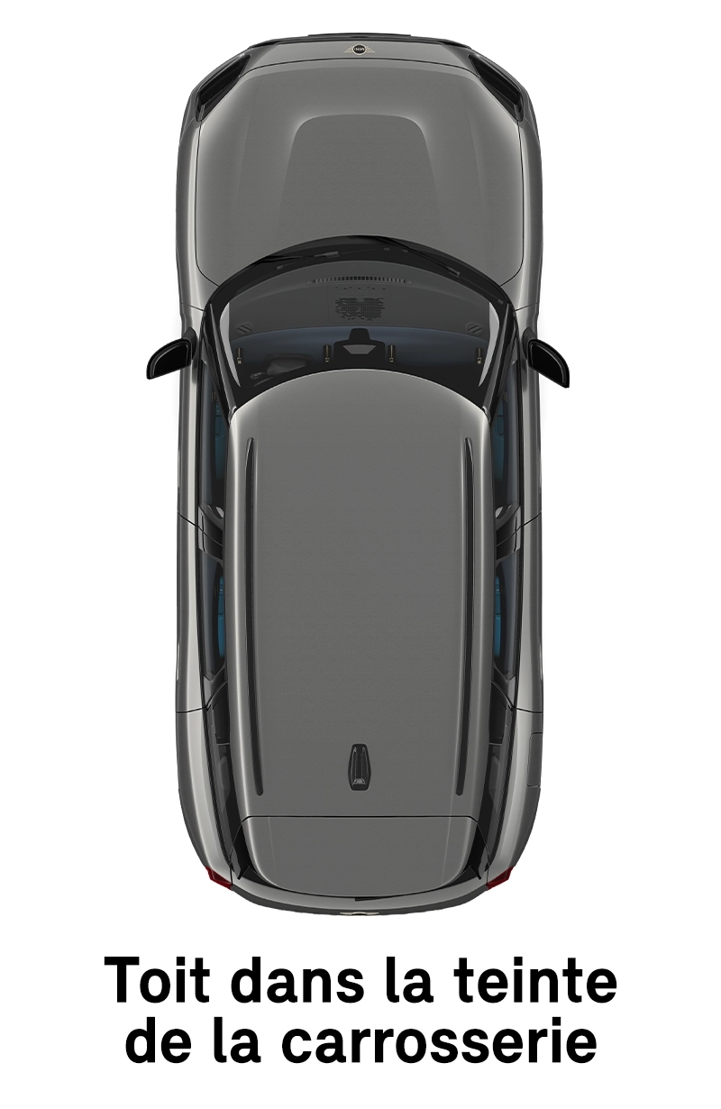 MINI - équipement - finition essential - toit dans la teinte de carrosserie
