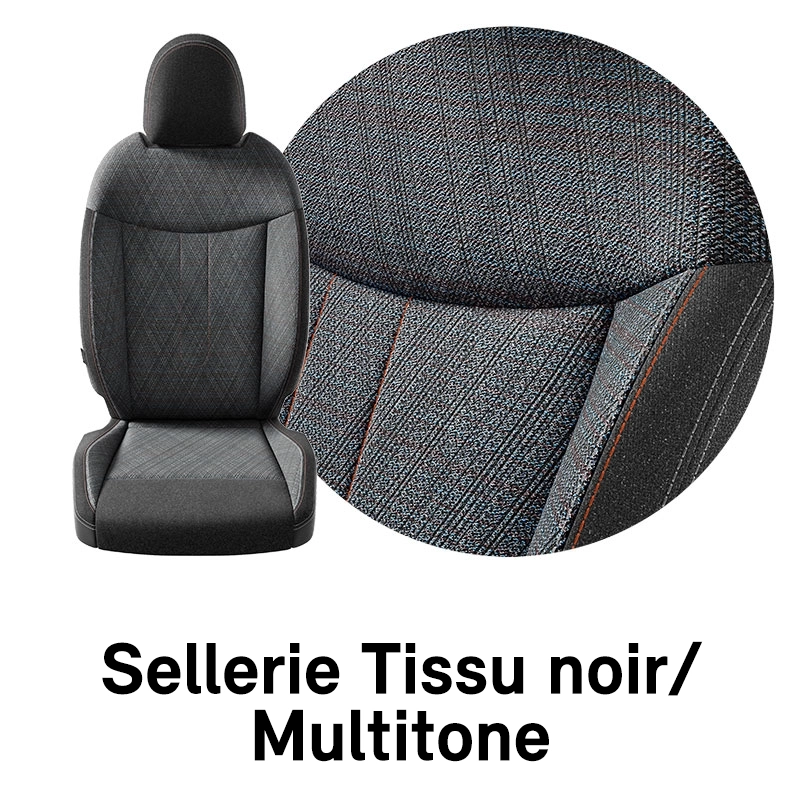 MINI - équipement - tissu double noir multiton