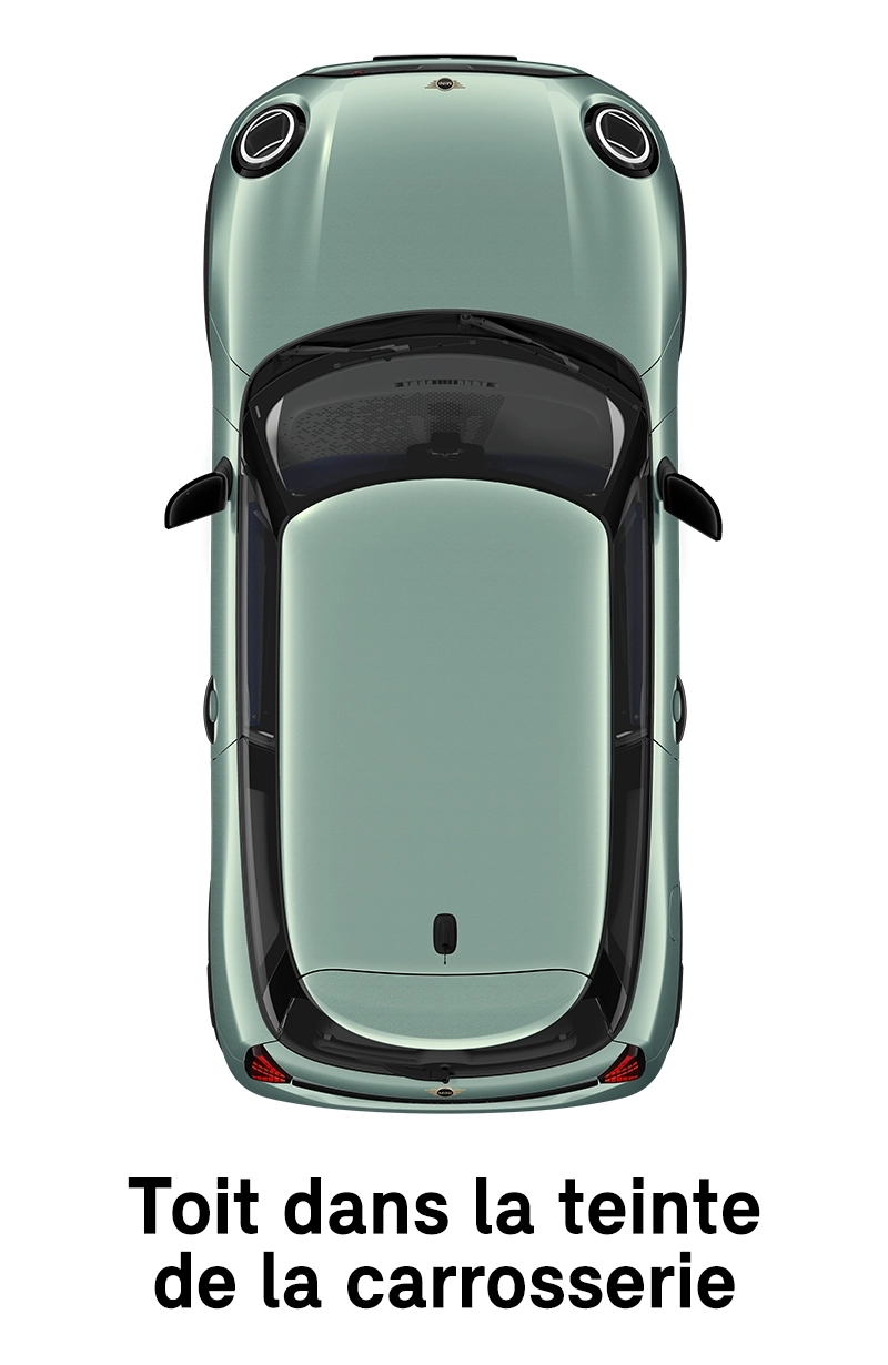  MINI - équipement - toit finition classic dans la couleur de la carrosserie