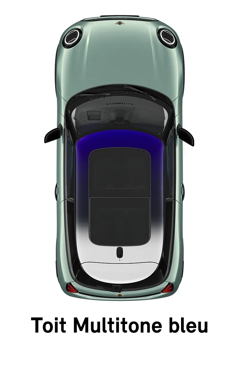  MINI - équipement - Finition Classic - toit multitone bleu