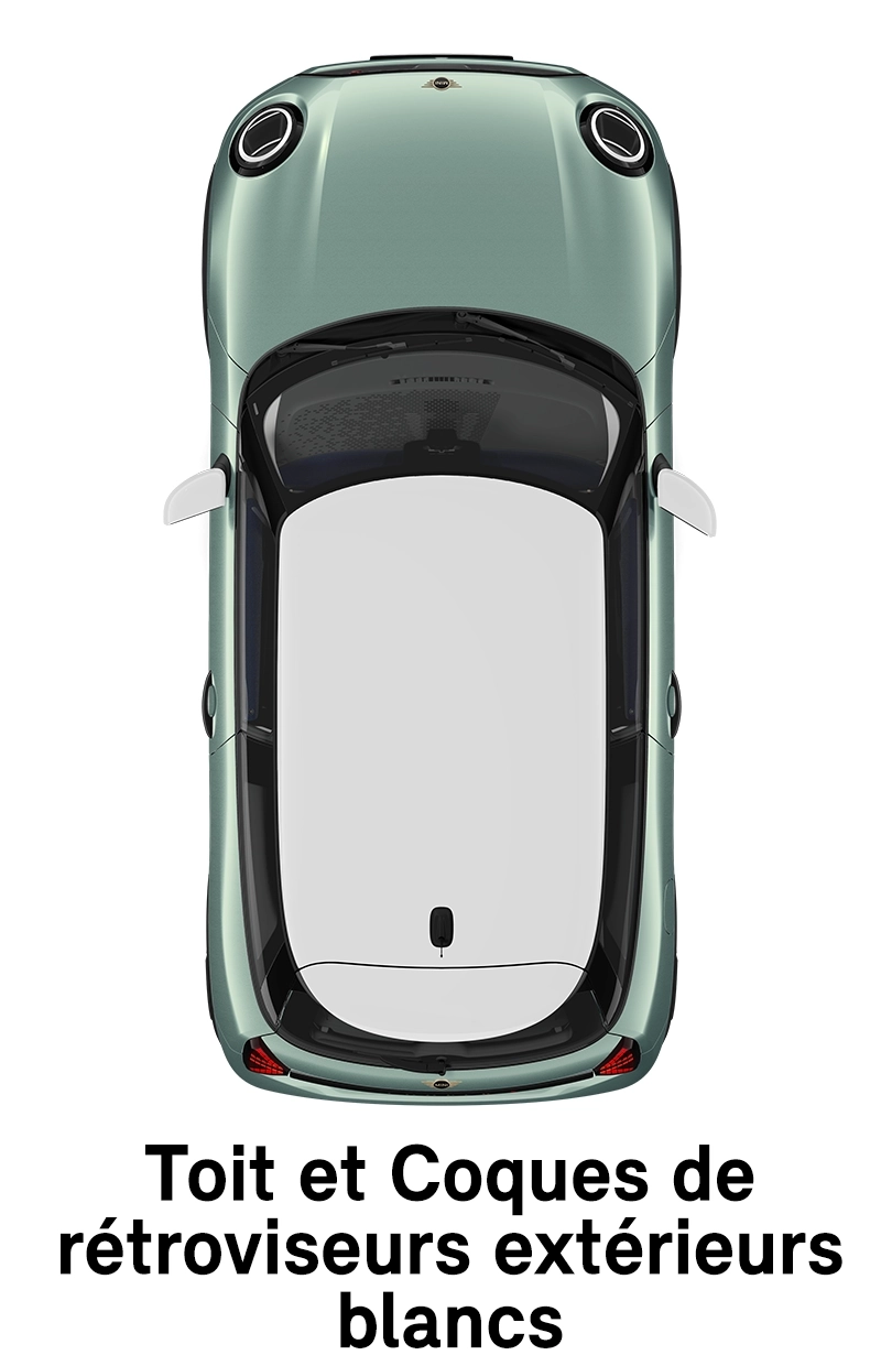  MINI - équipement - Finition Classic - toit blanc