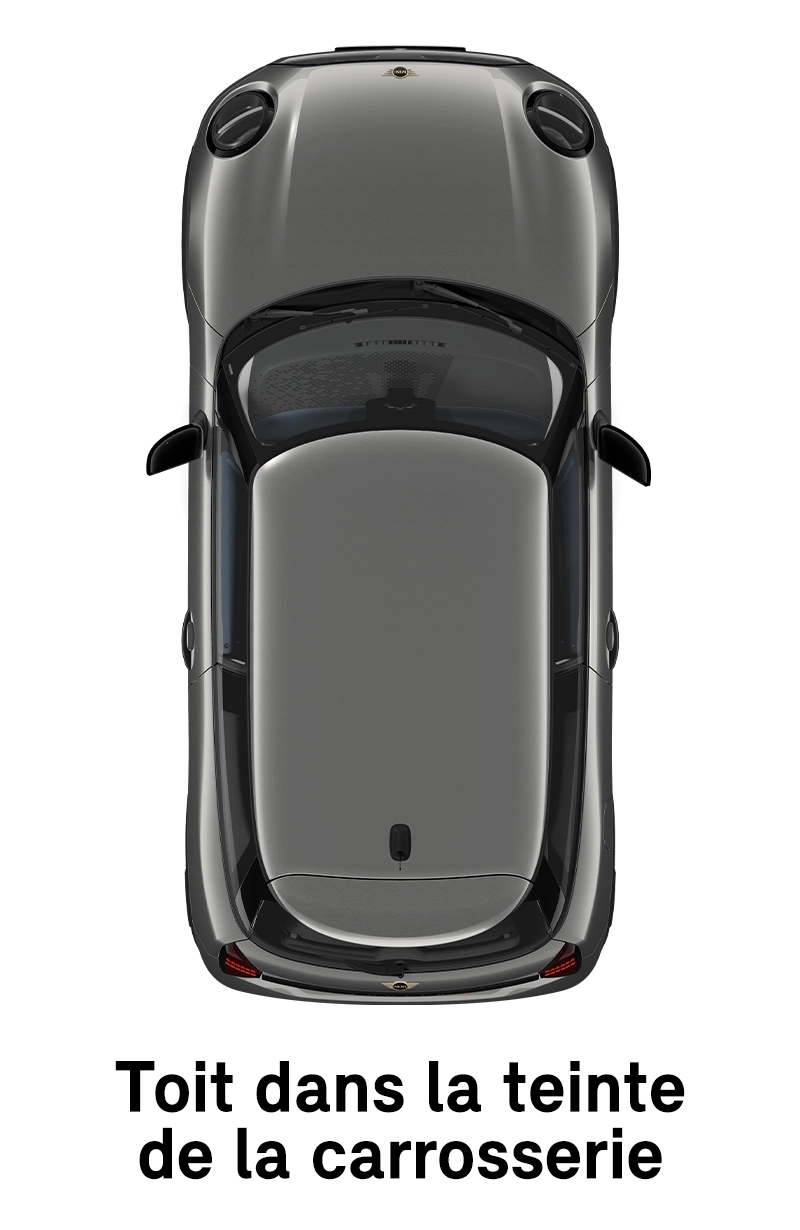 MINI - équipement - finition Essential - toit couleur de la carrosserie