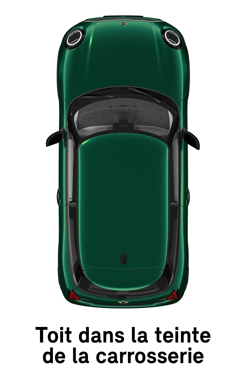  MINI - équipement - toit finition Favoured dans la couleur de la carrosserie
