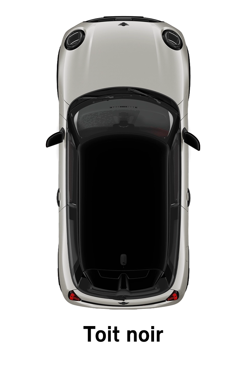  MINI - équipement - Finition JCW - toit et coques de rétroviseurs noires