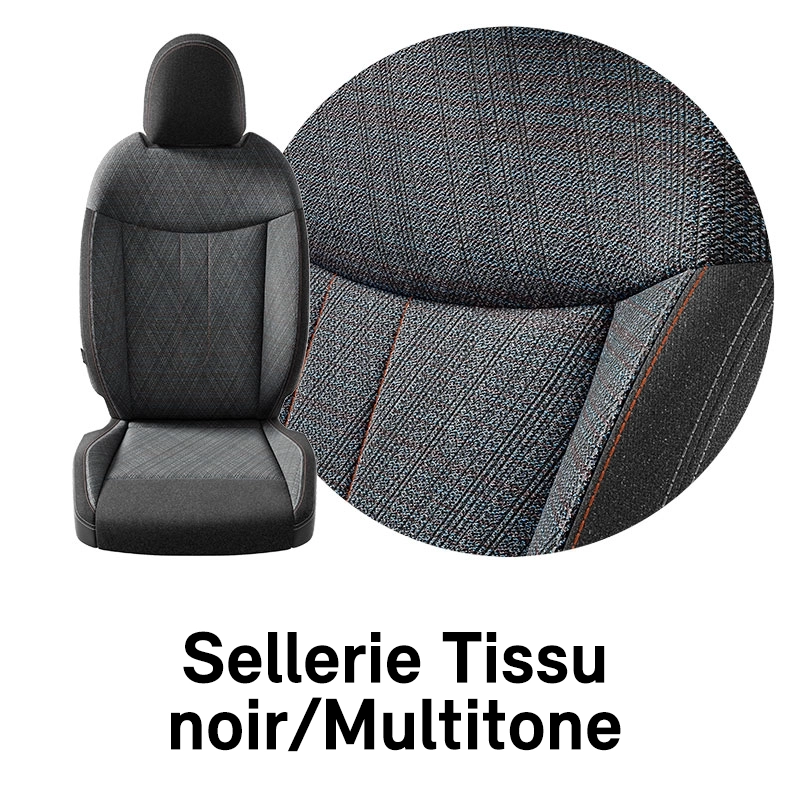 MINI - équipement - tissu double noir multiton