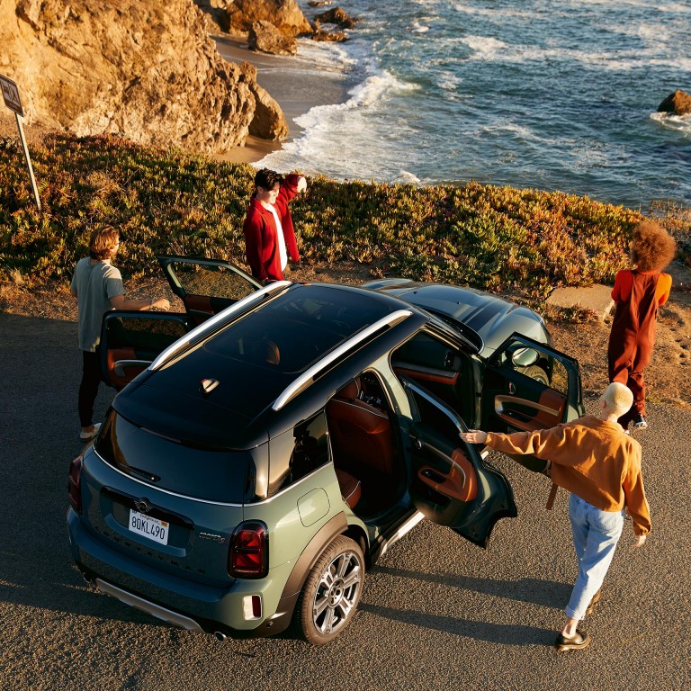 Nouveau MINI Countryman– vert et noir – vue de face