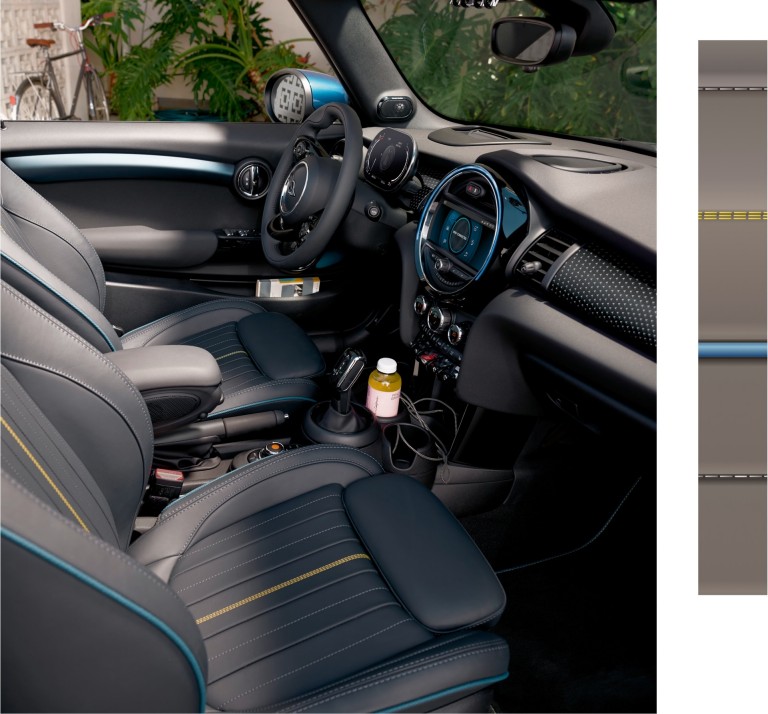 MINI Cabrio édition Sidewalk – intérieur – sellerie et poste de conduite